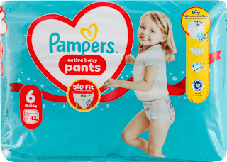 pants pelene gaćice, veličine 6 (13-19 kg) Pampers active baby