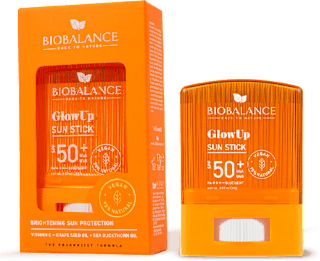 Слънцезащитен стик за лице GlowUp SPF 50+ BIOBALANCE