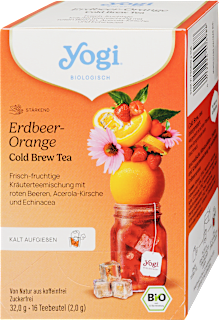 Bio jeges tea, eper-narancs, 16 filter YOGI TEA