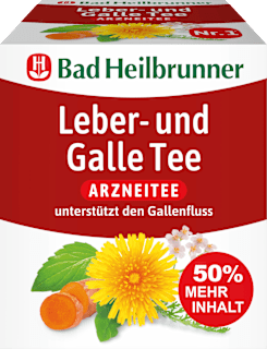 Arzneitee, Leber- & Galle Tee (12 Beutel) Bad Heilbrunner
