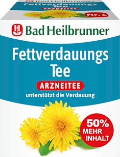 Arzneitee, Fettverdauungs Tee (12 Beutel) Bad Heilbrunner