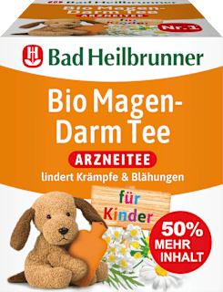 Arzneitee, Bio Magen-Darm Tee für Kinder (12 Beutel) Bad Heilbrunner