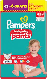 Baby Pants Gr. 4 (9-15 kg) Big Economy Pack Pampers baby-dry