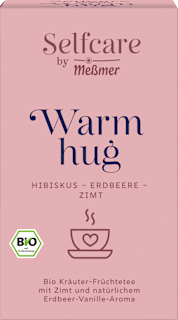 Kräuter-Früchtetee, Selfcare Warm Hug mit Hibiskus, Erdbeere & Zimt Meßmer