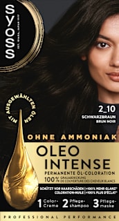 Haarfarbe Permanente Öl-Coloration 2-10 Schwarzbraun Syoss Oleo Intense