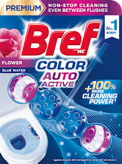 WC obešanka Color Auto Active Flower Bref