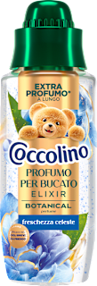 Profumo per bucato Elixir Botanical freschezza celeste Coccolino