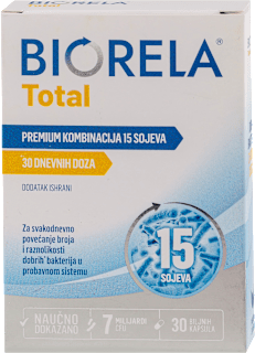 Total kapsule - 15 probiotskih sojeva BIORELA