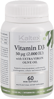 Vitamin D3 50 µg (2000 IU) Kaltex