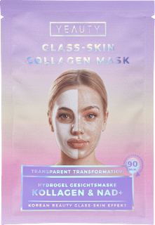 Tuchmaske Glass-Skin Hydrogel Kollagen & NAD+ Yeauty