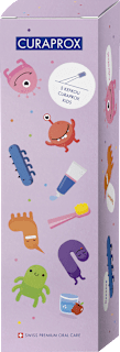 Balíček starostlivosti o zuby Kids fialový CURAPROX