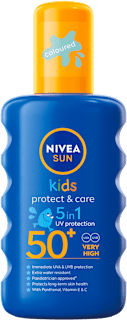 Детски слънцезащитен спрей, цветен, SPF 50+ NIVEA SUN