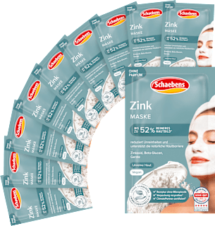 Gesichtsmaske Zink (10 St, 2x5 ml), 100 ml