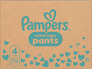 Pelene-gaćice active baby, vel. 4 (9 – 15 kg) Pampers active baby