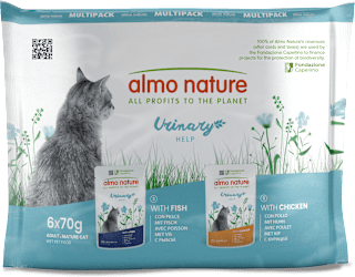 Cibo per gatti adulti Holistic Urinary Help con pesce e pollo almo nature