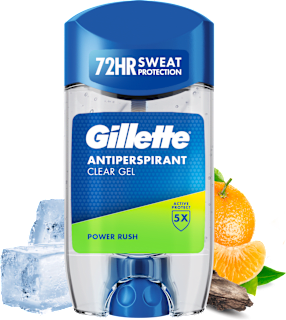 Део-гел против изпотяване Power rush Gillette