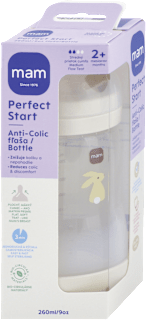 Fľaša Perfect Start Anti-Colic - 2+ m, 260 ml mam