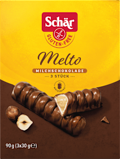 Schokoriegel, "Melto" Chocolat au Lait, glutenfrei (3 Stück) Schär