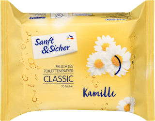 Feuchtes Toilettenpapier Classic Kamille Sanft&Sicher