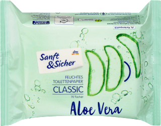 Feuchtes Toilettenpapier Classic Aloe Vera Sanft&Sicher