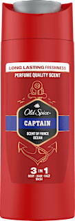 3 v 1 gel za tuširanje in šampon Captain, potovalna velikost Old Spice