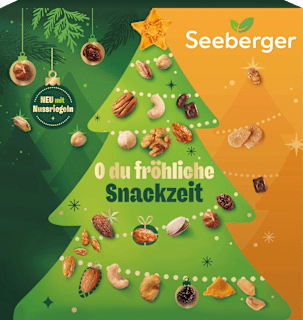 Adventskalender 2026, O du fröhliche Snackzeit Seeberger