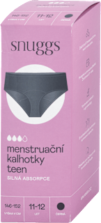 Menštruačné nohavičky teen, veľ. 146-152/11-12 rokov snuggs