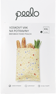 Voskový vak na potraviny - Kvety - veľkosť XXL peelo