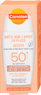 Слънцезащитен флуид за лице против петна SPF 50+ Carroten