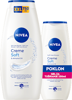 Creme Soft kremasti gel za tuširanje XXL (750ml+250ml gratis) NIVEA