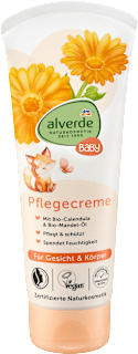 Бебешки подхранващ крем с био невен, 0+г. alverde BABY