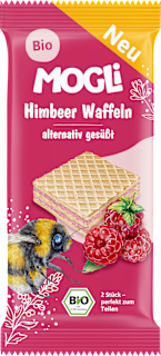 Kindersnack Himbeerwaffeln MOGLi