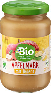 Fruchtmark Apfel mit Banane dmBio