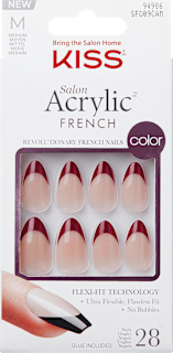 Künstliche Nägel Salon Acrylic French Catchy, 28 St