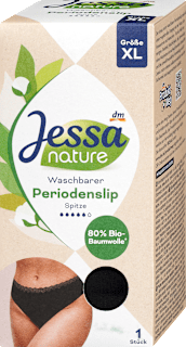 nature menstrualne perive gaćice sa čipkom, veličina XL Jessa