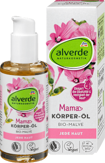 Olje za telo Mamaglück z bio slezenovcem alverde NATURKOSMETIK