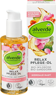 Relaksacyjny olejek pielęgnacyjny do ciała, dzika róża BIO & rokitnik BIO alverde NATURKOSMETIK