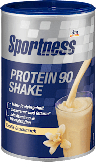 Proteínový prášok s&nbsp;vanilkovou príchuťou Sportness