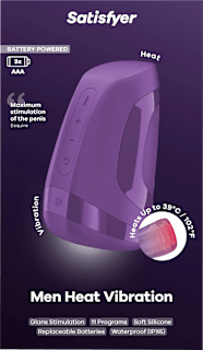 Satisfyer Men Heat Vibration Battery Series - Masturbator wärmend Satisfyer