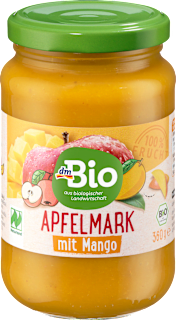 bio ovocné pyré jablečno-mangové dmBio