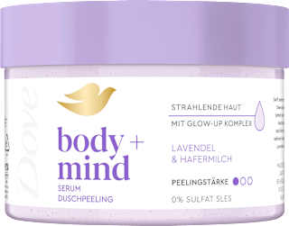 Körperpeeling body+mind Lavendel & Hafermilch Dove
