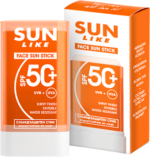Слънцезащитен стик за лице SPF50+ SUN LIKE