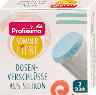 Dosenverschlüsse Silikon bunt Sommerliebe Profissimo