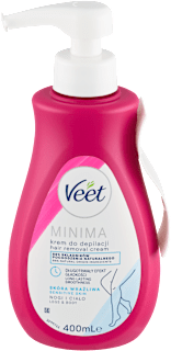 Depilačný krém na citlivú pokožku tela Minima Veet