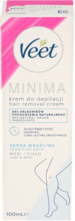 MINIMA depilační krém pro citlivou pokožku Veet