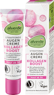 Kolagen krema za učvršćivanje područja oko očiju Kollagen Boost alverde NATURKOSMETIK