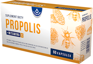 Suplement diety Propolis + witamina C, kapsułki OLEOFARM