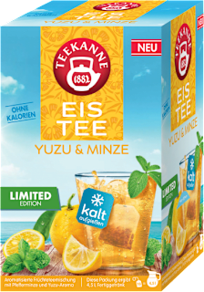 ledový čaj s příchutí yuzu a minze 18x2,5 g Teekanne