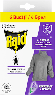 Ароматизиращ гел срещу молци с лавандула Raid
