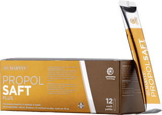Prehransko dopolnilo Propolsaft Plus, 12 × 15 ml MARNYS